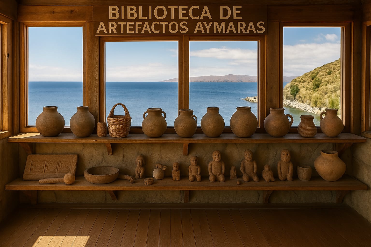 Descubrimiento de una biblioteca de artefactos aymaras en el Lago Titicaca BIBLIOTECA DE ARTEFACTOS AYMARAS - QHANANCHAWI 2025